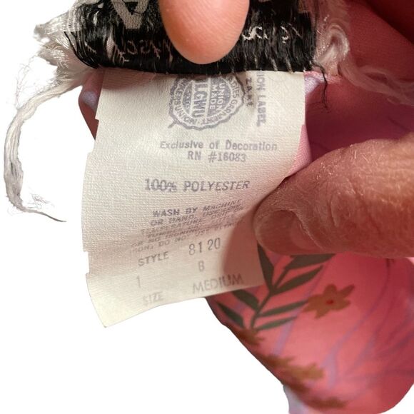 I Appel Women's Vintage Long Zipper Robe Housecoat Union Label Size Medium - Picture 10 of 10